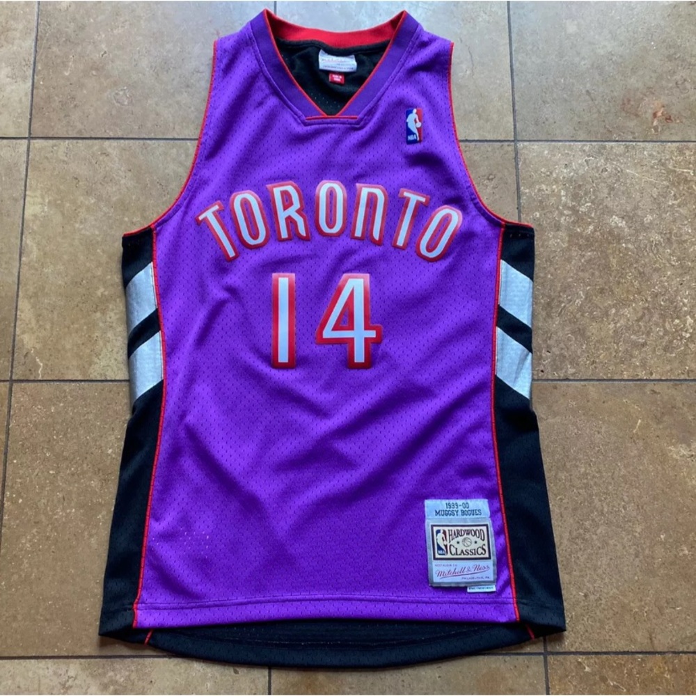 Mitchell Ness Toronto Raptors Muggsy Bogues Jersey